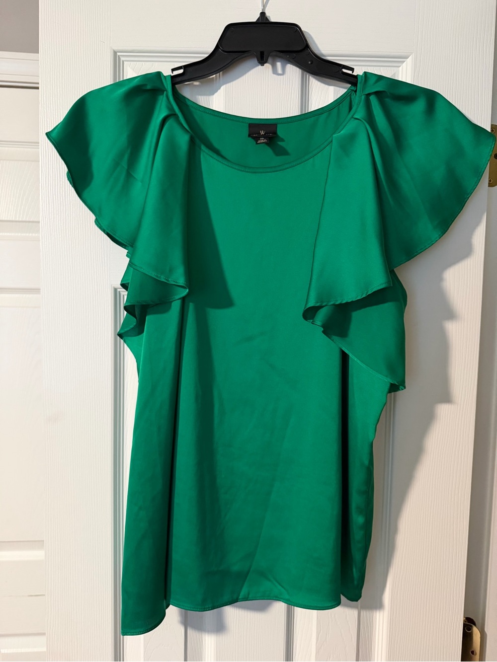Worthington Emerald Satin Blouse